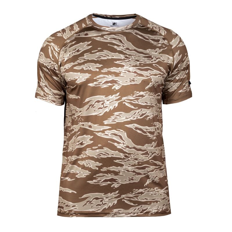 TD Short Sleeve Shooter Shirt Short Sleeve Shirt TD Apparel Desert Tiger Stripe 3X-Large 