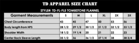 TD Tombstone Stretch Flannel 2.0 Flannel TD Apparel
