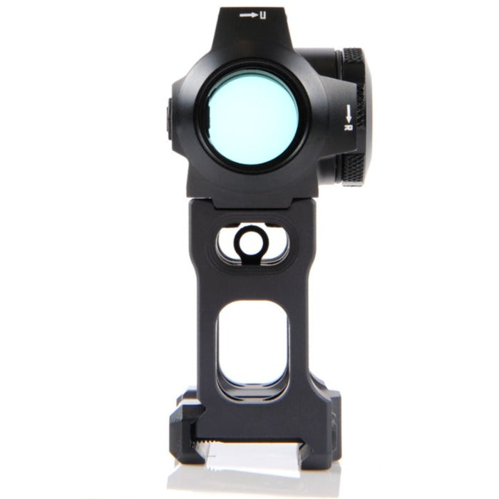 Unity FAST Aimpoint Micro Mount 2.26 installed on tactical rifle with red dot optic demonstrating improved target acquisition and integrated BUIS system