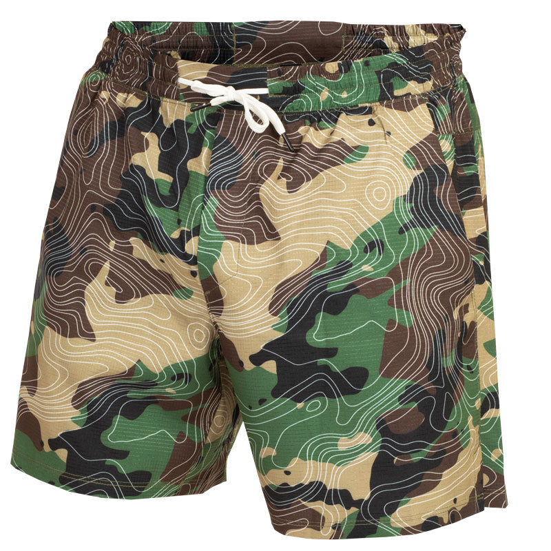TD Contender Tactical Shorts 8" Shorts Tactical Distributors Woodland Topo Small