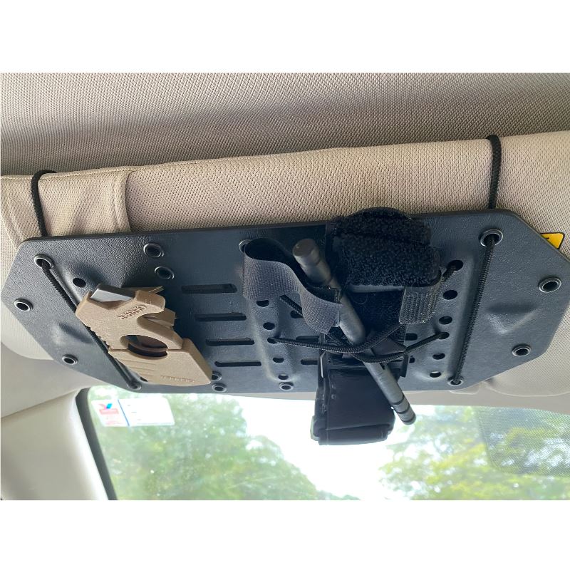 Black Triangle Rigid Visor Panel Accessory Pouch Black Triangle