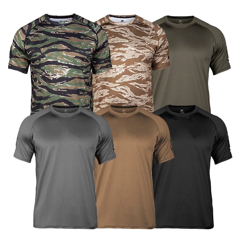 TD Short Sleeve Shooter Shirt Short Sleeve Shirt TD Apparel OV Tiger Stripe Small