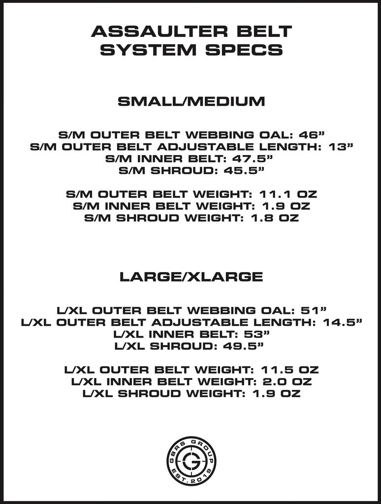 GBRS Group Assaulter Belt System v2 Tactical Belt GBRS Group