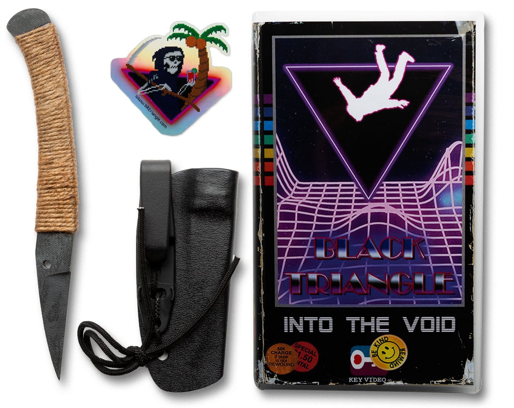 Black Triangle Serval G10 Tool Self Defense Black Triangle