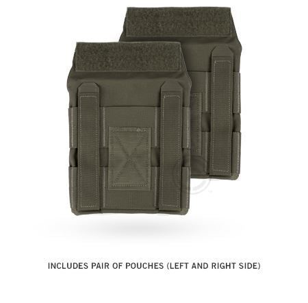 Crye Precision 6x6 Side Plate Pouch Set Plate Carrier Accessories Crye Precision Ranger Green 