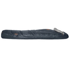 Blue sleeping bag on a white background