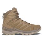 Coyote Brown tactical boot with a white background