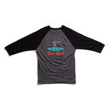 TD Gun Club Raglan T-Shirt T-Shirt TD Apparel Charcoal/Black Medium 