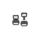 Close-up of AXL ADF Raptor Buckle showing 7075 aluminum quick-release build for 1-inch tactical webbing systems on belts or plate carriers