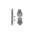 AXL Node Conversion hardware kit including mounting plates, adapter components, and installation hardware for Spiritus Systems pistol magazine pouches.