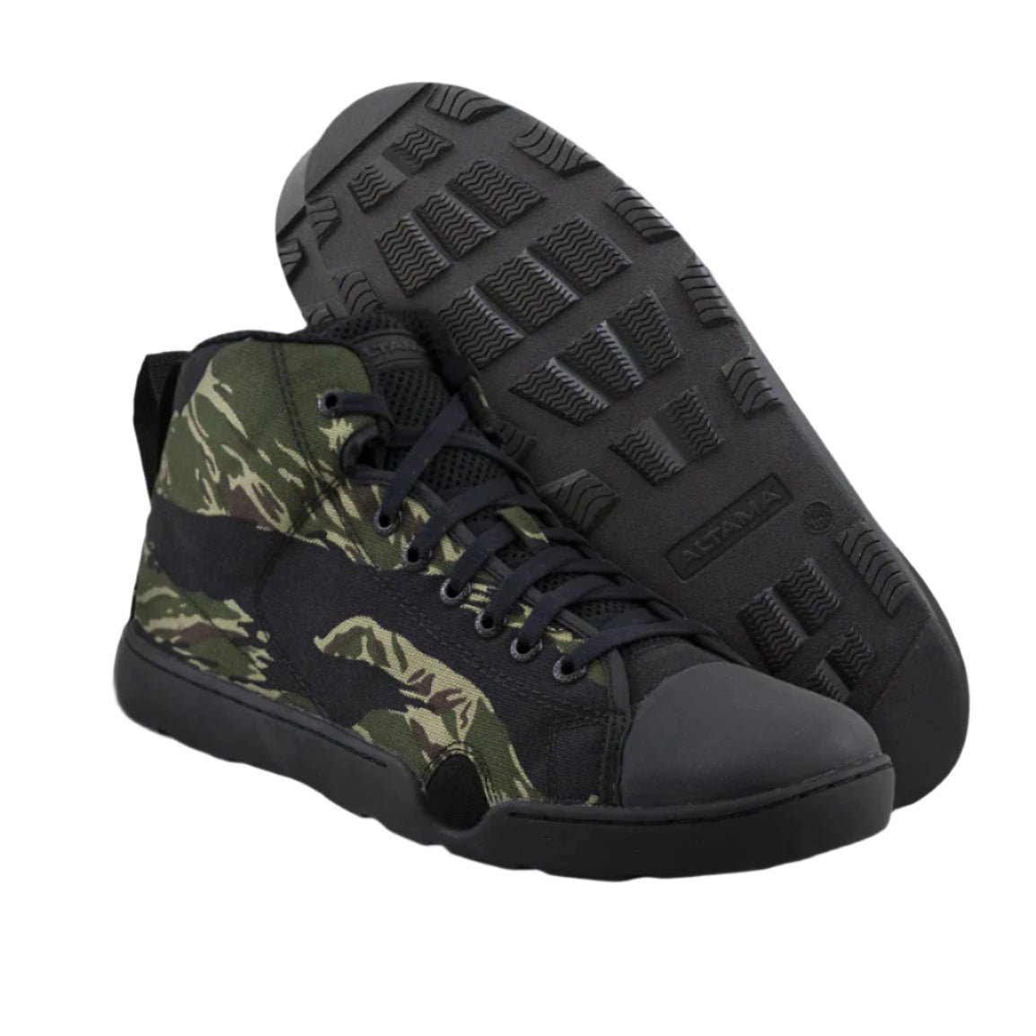 Altama Maritime Assault Mid Jungle Tiger fin compatible tactical water boot designed for wet terrain and maritime missions