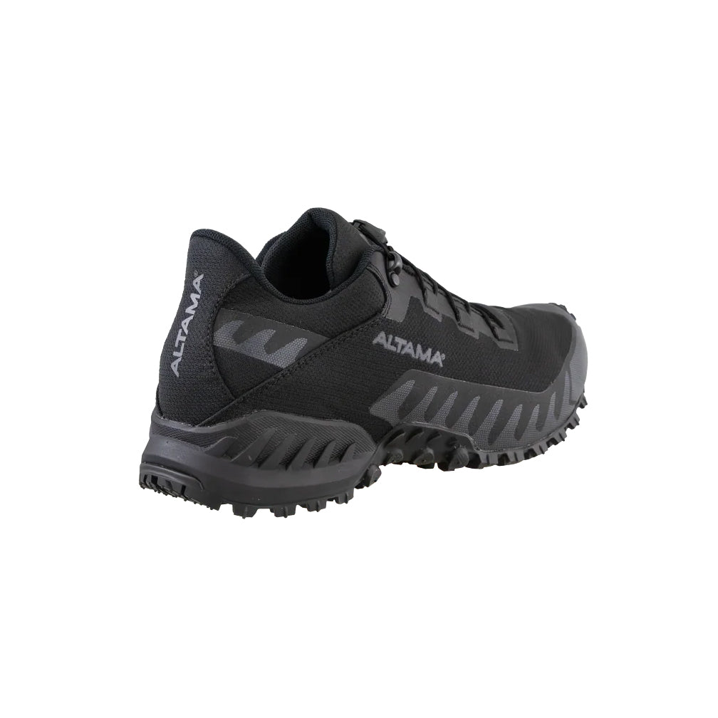 Altama Legacy Low Black tactical gym shoe midsole detail showing high rebound IGNITE cushioning for long range days and extended training