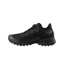 Altama Legacy Low Black left profile tactical gym shoe built for stability, durability, and slip resistant performance during range days and training