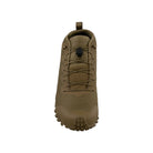 Altama Legacy Mid Coyote tactical training boot upper view featuring toggle lacing system and reinforced no sew textile construction