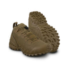 Pair of Altama Legacy Mid Coyote tactical training boots built for range training, military workouts, and law enforcement duty