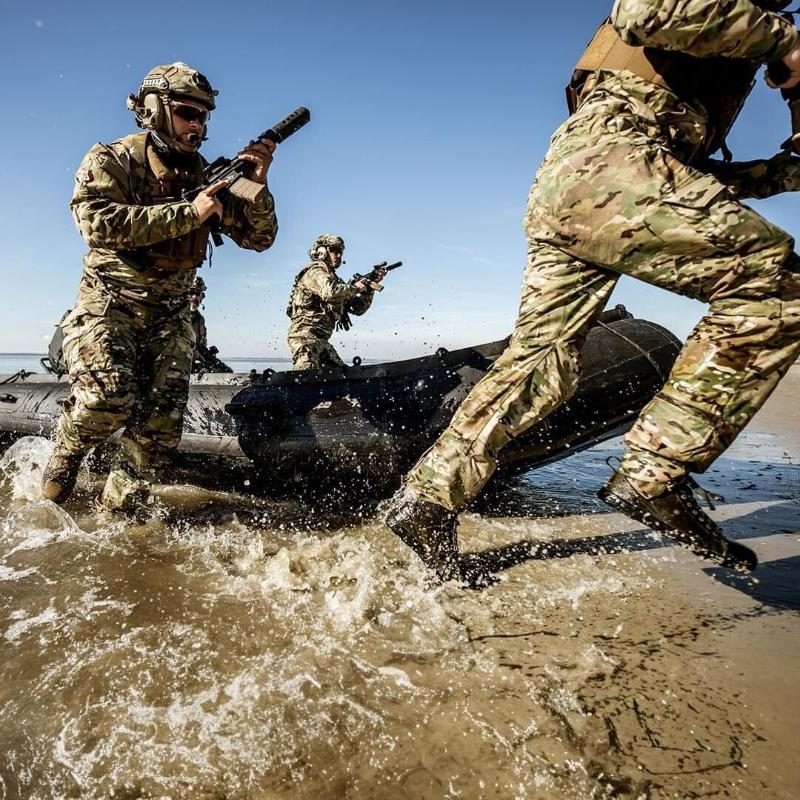 Altama Maritime Assault Boot – Low worn by operators in water during maritime operations | Fin-compatible tactical footwear with quick-dry Cordura®, drain ports, and rugged sole traction - the best assault boot for amphibious missions.