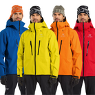 Image showing all available colorways of the Arc'teryx Alpine Guide Jacket highlighting professional ski guide jackets built with GORE TEX PRO for winter mountain conditions and featured in the Arc'teryx on sale collection.