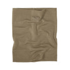 Flat lay image of the Arc'teryx Cold WX Neck Gaiter AR Wool in Crocodile showing the seamless merino wool construction, stretch profile, and embroidered Arc'teryx logo. Highlights the low-bulk thermal design, moisture-wicking properties, and cold-weather performance ideal for tactical operations and winter outdoor environments.