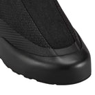 Close-up of the Arc'teryx Kragg Shoe in Black highlighting the molded rubber toe cap, abrasion-resistant upper, and reinforced approach shoe construction.