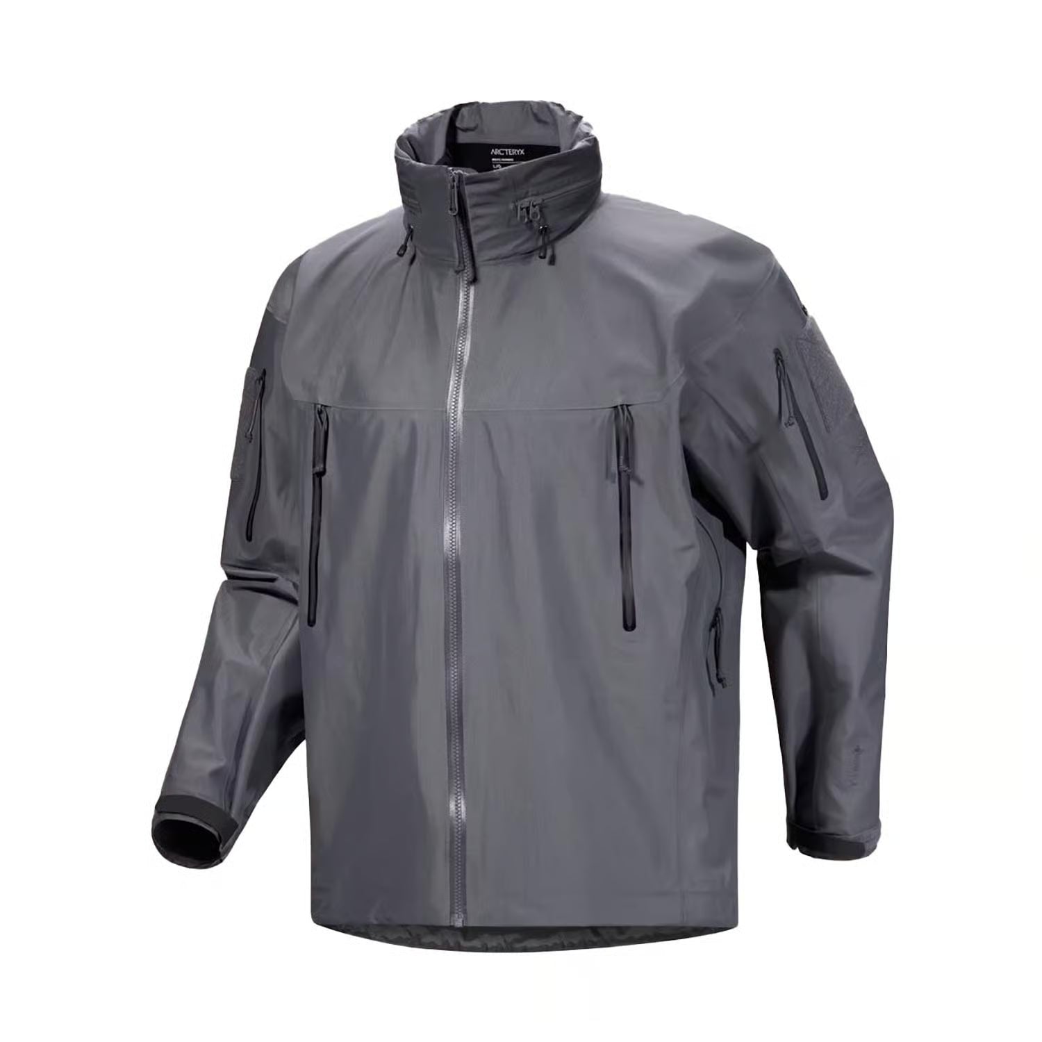 Arc'teryx PRO Alpha Jacket GEN 2.3 Wolf Grey GORE TEX tactical shell jacket designed for wet weather tactical operations