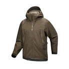 Front product view of the Arc'teryx PRO Alpha LT Jacket Gen 2.2 in Ranger Green, a design carried forward from the former Arc'teryx LEAF line, highlighting the lightweight GORE TEX 3 layer construction, military fit for layering over kit, and weatherproof performance built for tactical operations and demanding field environments.