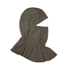 Flat lay image of the Arc'teryx PRO Assault Balaclava FR Gen 2 in Ranger Green showing the full-coverage flame resistant Defender M mesh knit, anatomical shaping, and low-profile construction. Highlights its FR performance, breathability, and compatibility with tactical helmets and PPE for direct action and high-risk environments.