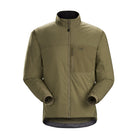 Arc'teryx PRO Atom LT Jacket Gen 2.1 in Crocodile lightweight insulated tactical mid layer with CLIMASHIELD Combat Fibrefill, durable ripstop shell, and Polartec stretch side panels for breathable military field and cold weather layering