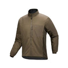 Arc'teryx PRO Atom LT Jacket Gen 2.1 in Ranger Green shown front facing, lightweight tactical insulated jacket with CLIMASHIELD synthetic fill built for military field operations and cold weather layering systems