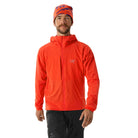 Front worn view of the Arc'teryx PRO Practitioner AR Hoody in Dynasty showing the athletic fit, ScubaHood design, and breathable Fortius Air 50 fabric as worn in the field, demonstrating real world performance for tactical operators and outdoor professionals across the United States.