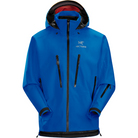 Front view of the Arc’teryx Ski Guide Jacket in Rigel blue, built with N80d Most Rugged 3L GORE-TEX PRO fabric for ski guides, patrol, and rescue professionals. Arc'teryx Gear on Clearance exclusively at Tac Dis.