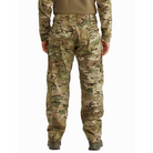 Back view of Arc’teryx LEAF Softshell Combat Pant in Multicam | Military-grade softshell pants with drawcord cuffs, reinforced seat, and tactical pocket layout for field operations