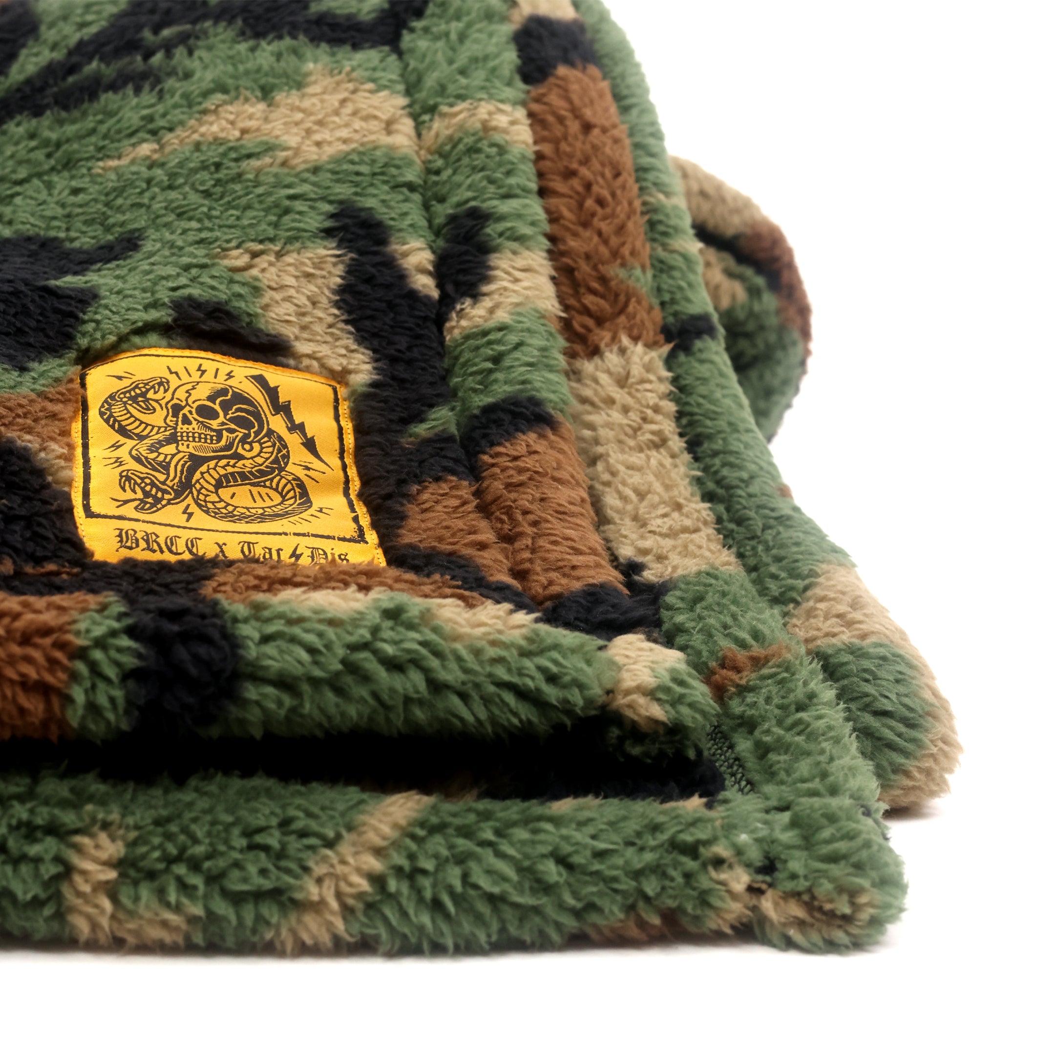 TD x Black Rifle Coffee Co. Woodland Throw Blanket | Tactical Cozy