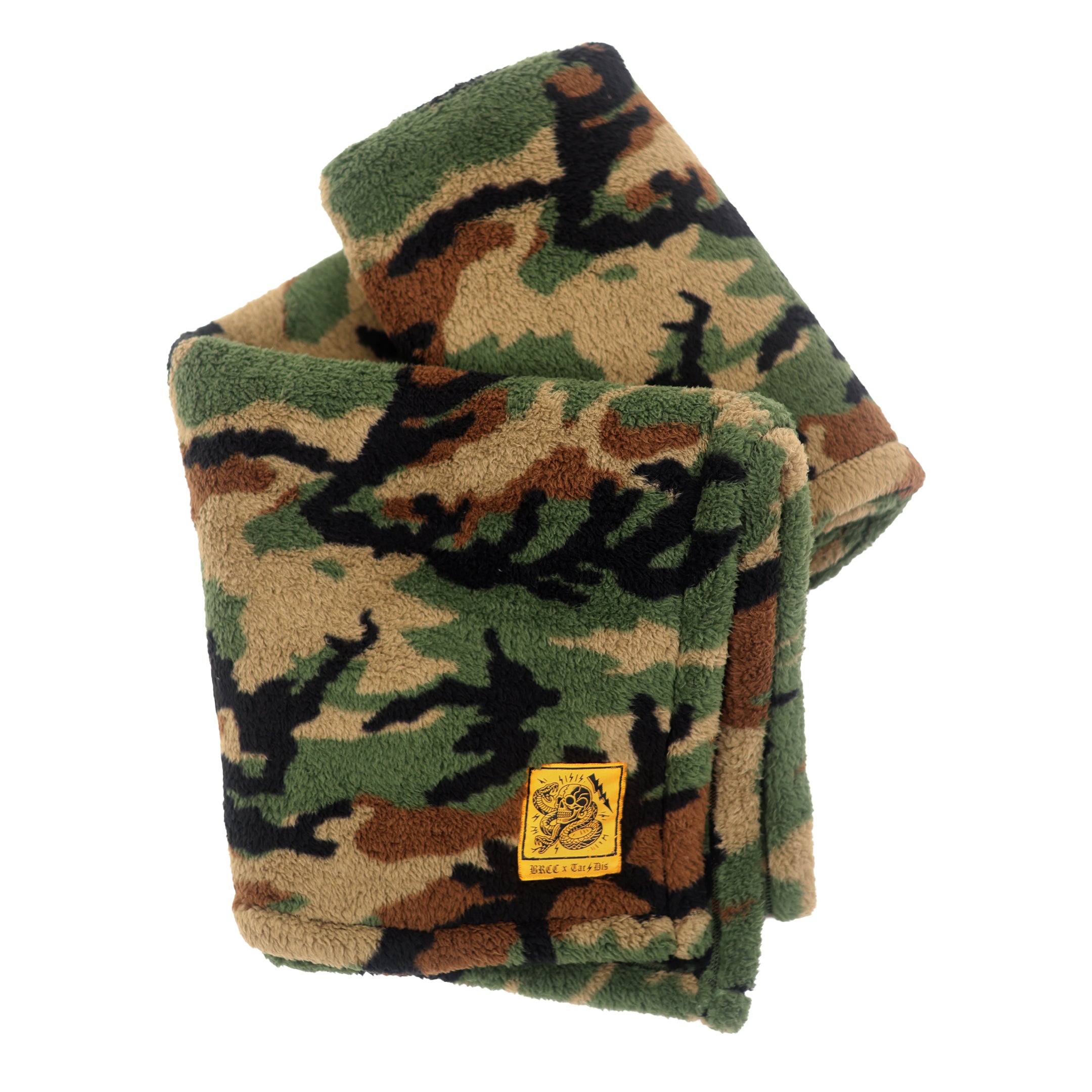 TD x Black Rifle Coffee Co. Woodland Throw Blanket | Tactical Cozy