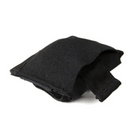 Black Blue Force Gear Belt Mounted Dump Pouch with low-profile Ten-Speed elastic construction that folds flat when not in use.