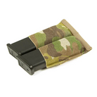 Blue Force Gear Ten-Speed® Double Pistol Mag Pouch in Multicam | Low-profile MOLLE pouch for two pistol mags or EDC tools with Ten-Speed elastic and Helium Whisper® attachment