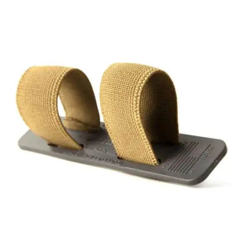 Coyote Brown Blue Force Gear Tourniquet NOW Strap with durable elastic retention loops for secure mounting of CAT and SOF-T tourniquets.