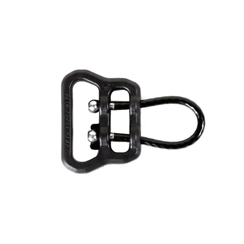 Blue Force Gear ULoop in Black featuring a low-profile universal sling attachment design with stainless steel cable construction for silent weapon sling mounting.