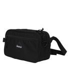 Bravo Co Flee Block I tactical camera bag in Black featuring a compact 3.9L design, adjustable shoulder strap, and rugged Cordura construction.