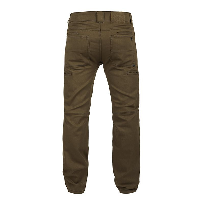 Back view of the Carlos Ray Tactical Pants in Bloodgrass showing reinforced seams, updated belt loops, and athletic stretch fit designed for tactical performance, CCW comfort, and everyday carry durability.