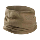 Side profile of Cold WX Neck Gaiter AR showing flexible fit and lightweight wool-blend construction for tactical cold weather layering. Shown in the Crocodile colorway.