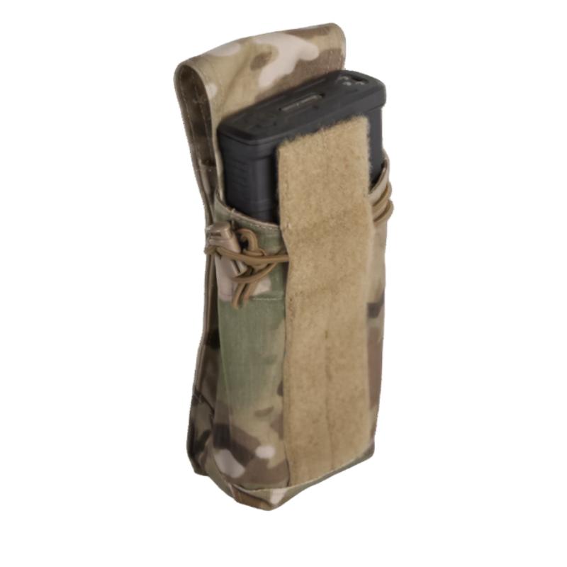 Crye Precision 152 Bottle Pouch configured as a general-purpose utility pouch for carrying mission-essential gear, tools, medical supplies, or field equipment while maintaining a low-profile tactical setup.