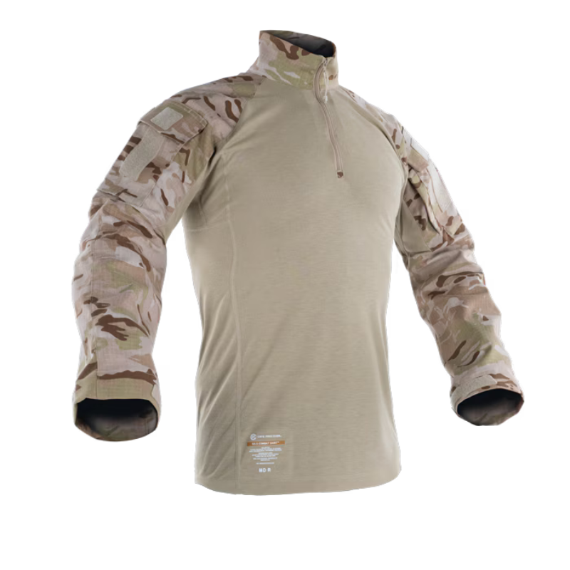 Crye Precision G3.5 Combat Shirt in MultiCam Arid combining lightweight flame-resistant materials with durable combat shirt construction.