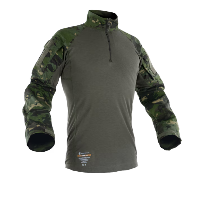 Crye Precision G3.5 Combat Shirt in MultiCam Tropic built for mobility, moisture management, and comfort under body armor.