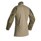 Back view of the Crye Precision G3 Combat Shirt in the official Multicam pattern showing the lightweight FR DRIFIRE torso and reinforced NYCO ripstop sleeves designed for wearing under body armor in tactical environments.