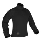 Crye Precision G4 Combat Shirt in Black featuring a flame-resistant torso, VTX RIPSTOP sleeves, and a lightweight tactical base layer design.