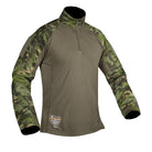 Crye Precision G4 Combat Shirt in Multicam Tropic featuring a flame-resistant torso, articulated sleeves, and breathable tactical construction.