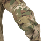 Detailed view of the VTX RIPSTOP sleeve on the Crye Precision G4 Combat Shirt highlighting the articulated construction and durable tactical fabric.