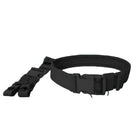Crye Precision GP Pouch 11x6x4 Drop Leg Mount in Black | Flexible drop leg solution with side release buckle, MOLLE belt mount, and gripper strap.