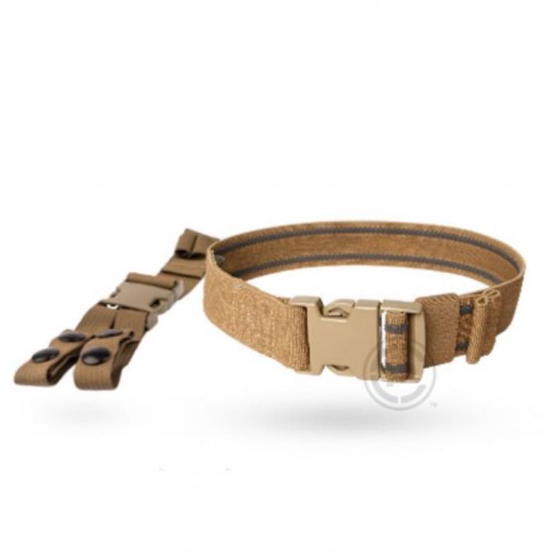 Crye Precision GP Pouch 11x6x4 Drop Leg Mount in Coyote | Converts pouch for drop leg use with MOLLE belt fit, elastic comfort strap, and secure fit.