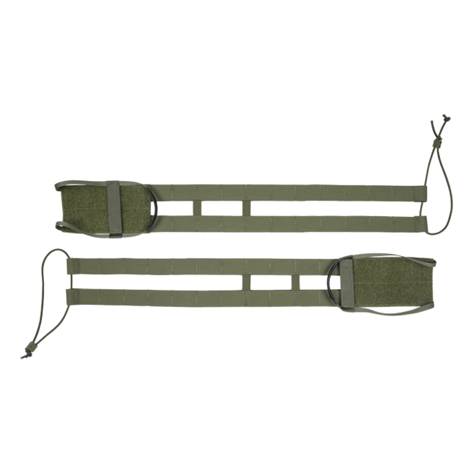 Crye Precision R-Series 2-Band Structural Cummerbund in Ranger Green featuring a lightweight structural design, dual MOLLE rows, and STKSS compatibility for load-bearing plate carrier setups.